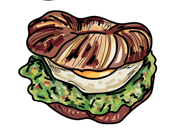 Fresh bagels every day ready for breakfast!